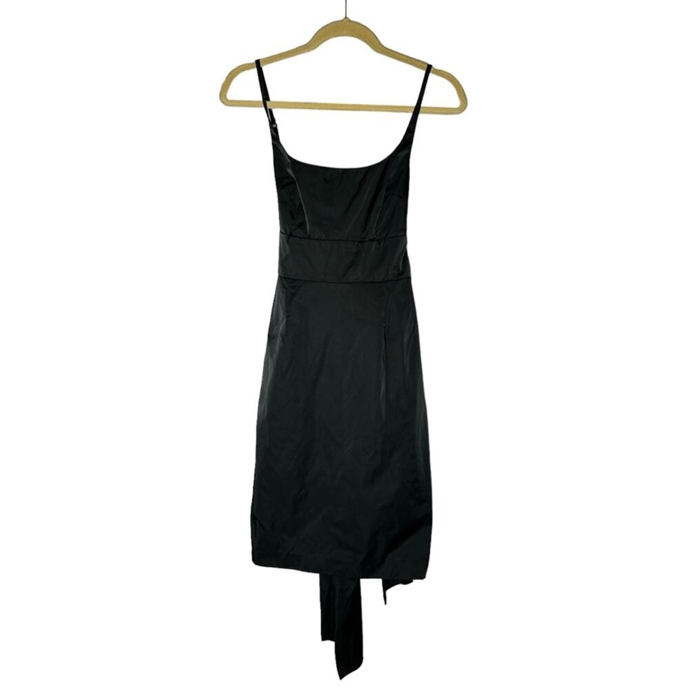 Susana Monaco Black Sleeveless Belted Mini Dress‎ Size 2